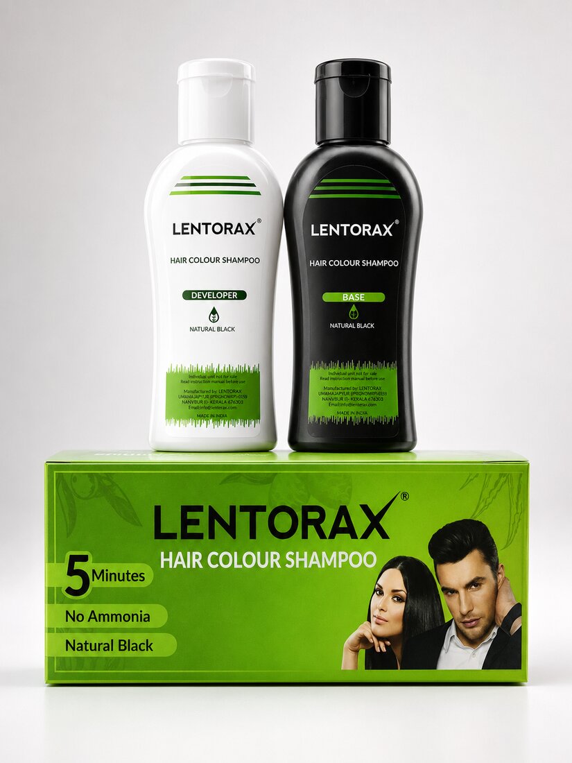 Lentorax Hair Colour Shampoo pack